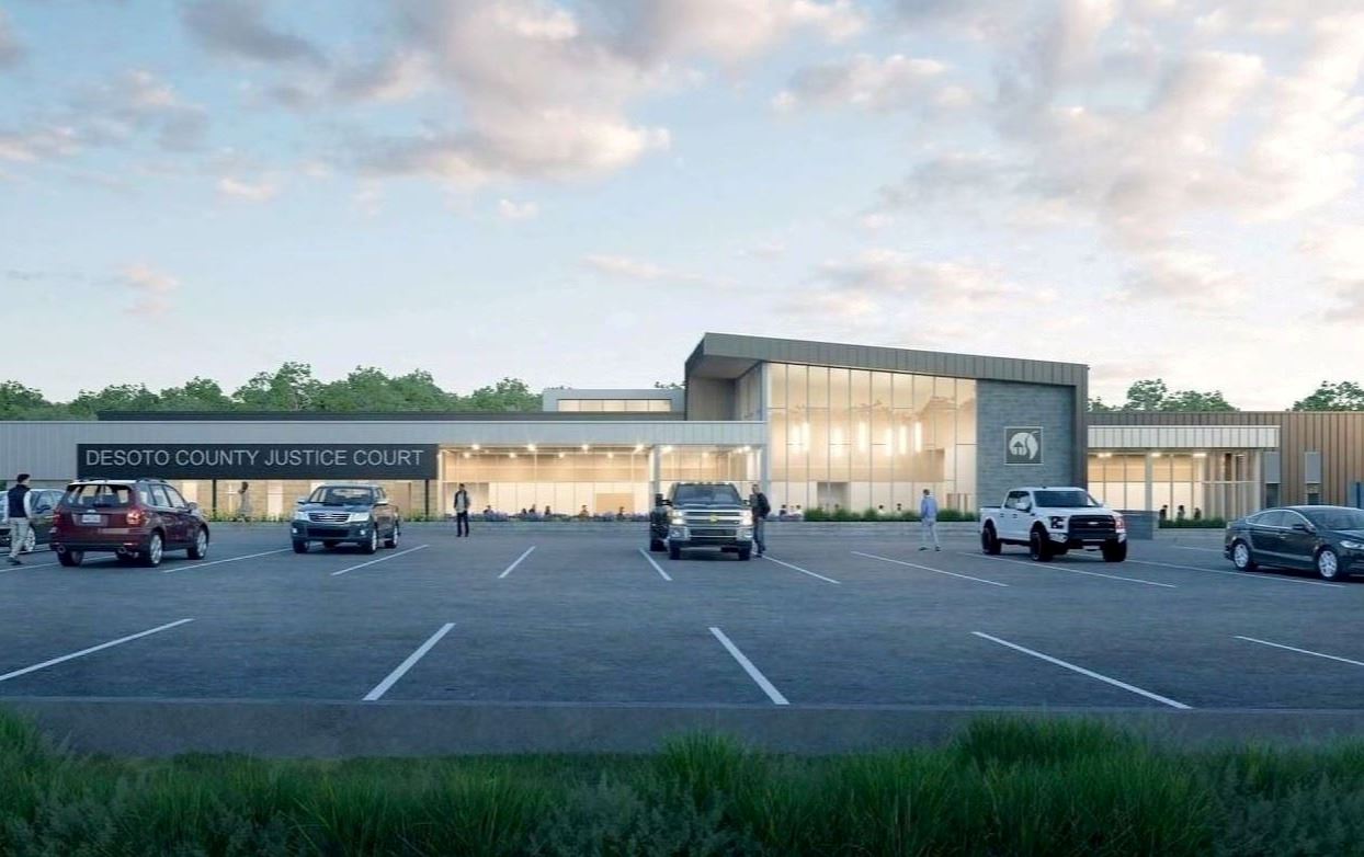 Justice Court rendering of the building