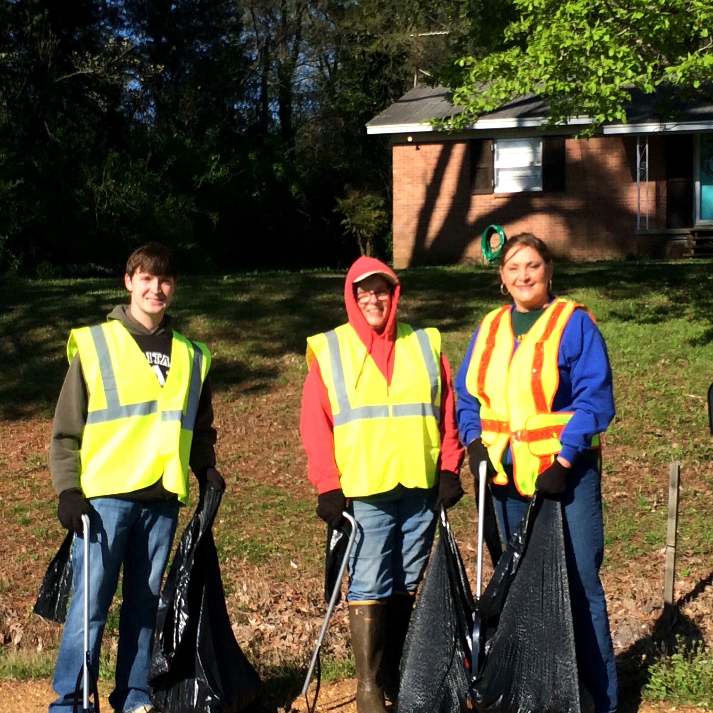 Supervisor Caldwell and the Nesbit Rd. Crew