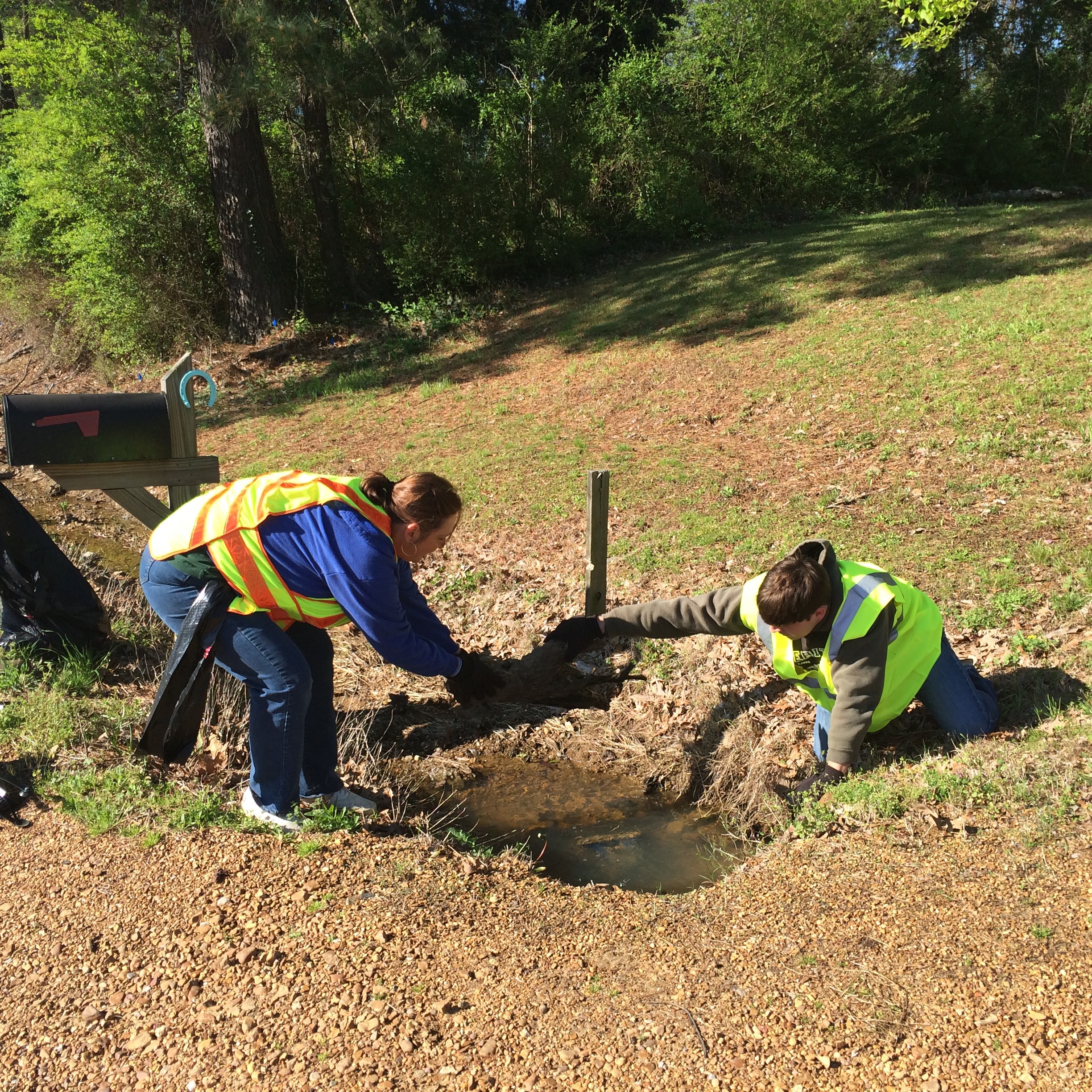 Supervisor Caldwell and the Nesbit Rd. Crew